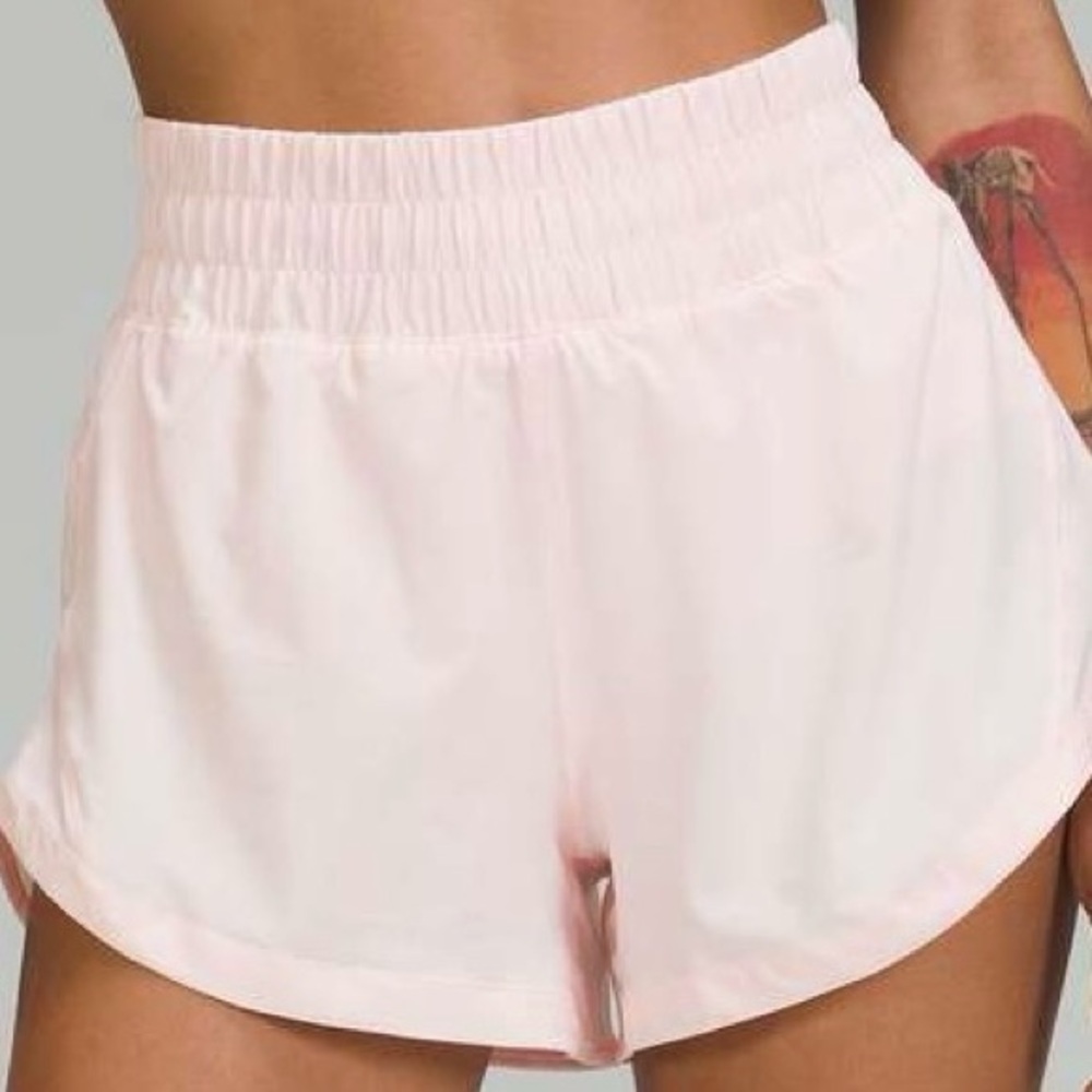 Lululemon Track That 3" High Rise Short Strawberry Milkshake Pink 4